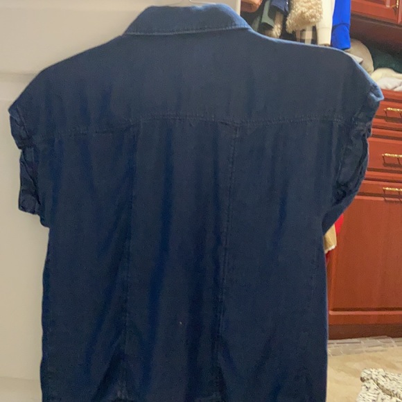 ABS short sleeve jean shirt - Picture 2 of 3